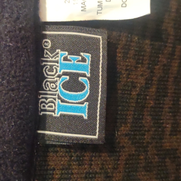 Black ice animal print fleece jacket - Picture 3 of 6